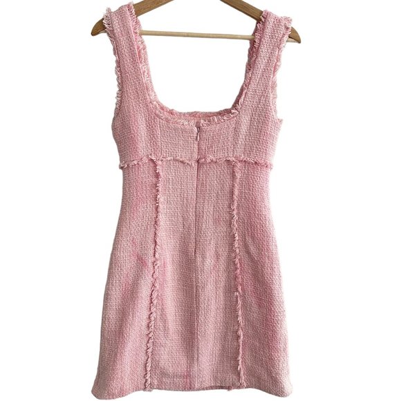 LIKELY Pink Tweed Mini Dress - Picture 3 of 4